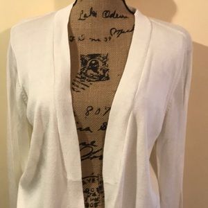 Cream never worn, throw over light weight sweater